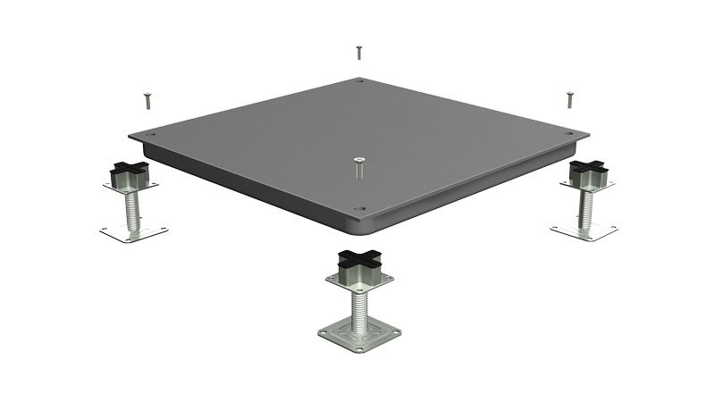 کف کاذب فولادی