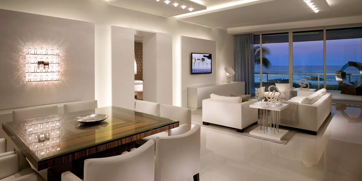 3 نورپردازی سالن غذاخوری